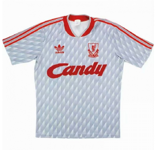 1989-1991 Liverpool Retro Away Kit Soccer Jersey